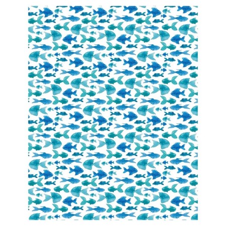 Pillow Bellard "painted sea inhabitants, decorative, size 16x45 cm-1