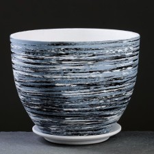Pot floral techno gray-blue 3.65 liters