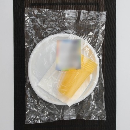 A set of plastic disposable utensils for 6 Picnichka persons, Mix color-5
