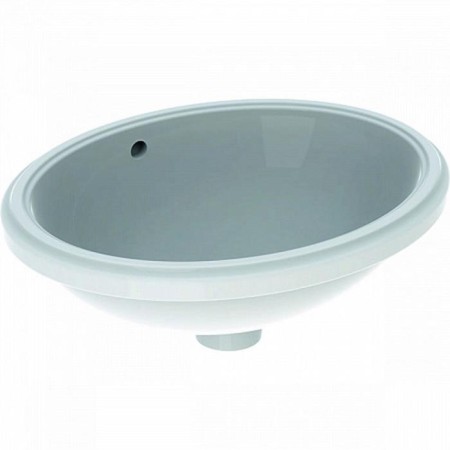 GEBERIT VARIFORM sink 500.748.01.2, 48 x 39 cm, without opening for the mixer, white