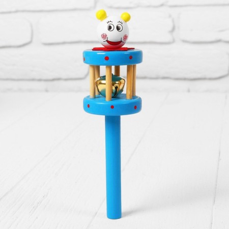 The rattle "Funny Zoo", with a bell inside, color mix-3