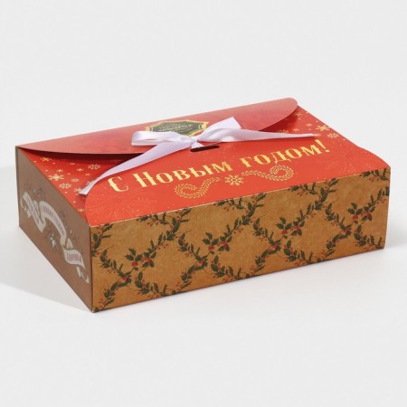 Box the team "New Year's Post", 28 x 18 x 8 cm, New Year-2