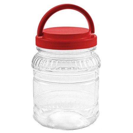 Bank for storage of products, plastic, 1.5 l, color mix-7