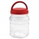 Bank for storage of products, plastic, 1.5 l, color mix