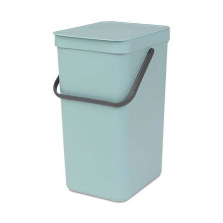 Garbage bucket Brabantia Sort & Go, built -in, mint color, 16 liters