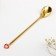 A paired spoon with a suspension of a "sweet couple", 2.7 x 14, 8 cm