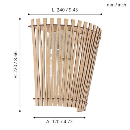 Sconces sendero 60W E27 white-2