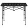 Tourist table Maclay, 95x55x50/70 cm, black color