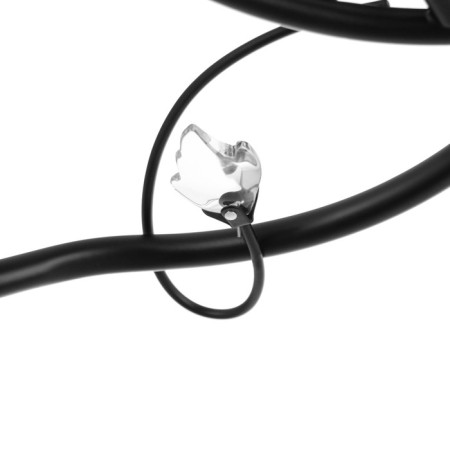 Mona chandelier 3x60W E27 chrome, black 47x47x28cm-6