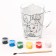 Glass mug painting, 300 ml "SIM card, nolik and fire", fixtures