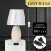 Traffic lamp with lampshade Risalux "Dabi", E14, 40 watts, white/gold, 20 × 20 × 33 cm