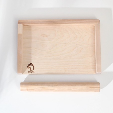 Dumpling board with sides+ slop is straight, board 30x20, slop 28x3.5 cm-2