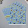 Scrapbooking paper "Avocado" density 180 grams set 5 pcs 30.5x32 cm