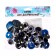 Rifle eyes with plugs, "sparkles" set 20 pcs, size 1 pcs: 2.2 cm, blue color