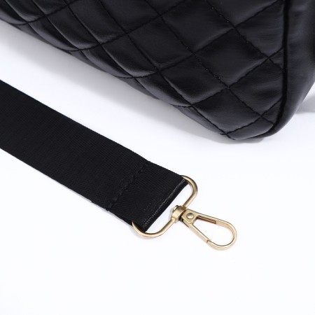 Bag Cross-Bodi with a zipper, black color-7
