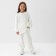 Kidshot costume (sweatshirt, trousers) KAFTAN PLUSHY R.34 (122-128), white