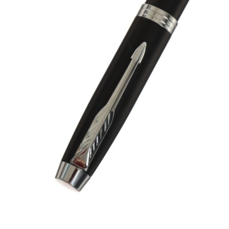 Gift feathers in the leatherette case, black body with silver-4
