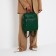 Women's backpack made of artificial leather with lightning, 3 pockets, green color