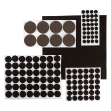Set of furniture lining, 125 pcs., D = 0.9; D = 1.5; D = 2; D = 3.8; 20x20, dark brown color