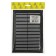 Ventilation grate "Vento" 1724V, 170x240 mm, with a grid, inexhaustible, graphite