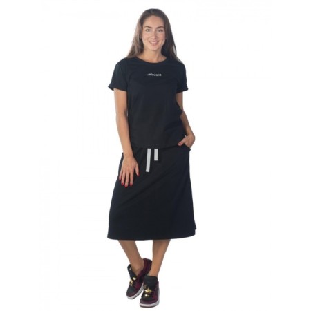 Female suit, size 44, black color