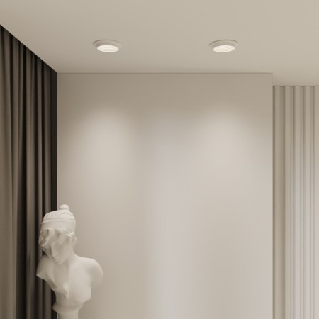 Building Lamp Elektrostandard, Senso, 90x90x30 mm, GU10, white color-2