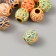 Beads for creativity plastic "Ethno. Patterns. Hologography" set of 20 g 1.4x1.4x1.4 cm