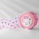 Kapron ribbon “peas”, 50 mm, 23 ± 1 m, pink color