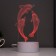 Sensor Lamp "dolphins" LED 7 USB colors/from batteries white RISALUX