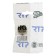 RTP plug, 1/2 ", outer thread, nickel -plated brass, euroslot