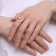 Ring Xuping butterfly, color gold, size 16