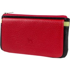 N/k wallet, button, red color
