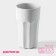 A glass of ceramic shade "Classics", 500 ml, 8.8 × 14.7 cm, white color
