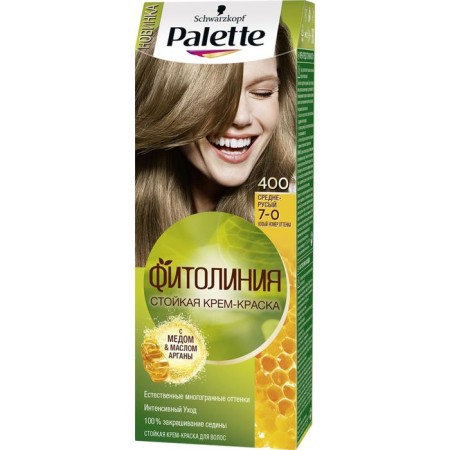 Hair Cream Palette phytolinia, tone 400, medium-blonde