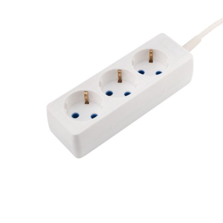Extension cord Proconnect 3 nests, 1.5 m, 3x0.75 mm², s/h, white-1