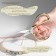 Scissors for needlework, mowed blade, 6 ", 15 cm, gold color