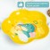 Ceramic Cupid "Cupid Dino", d = 22 cm, yellow color
