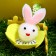 Easter decor "Bunnies on the grass" 24 × 19 × 11 cm
