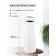Decorative vase "Art Deco", 10 × 10 × 25 cm, white color with gold