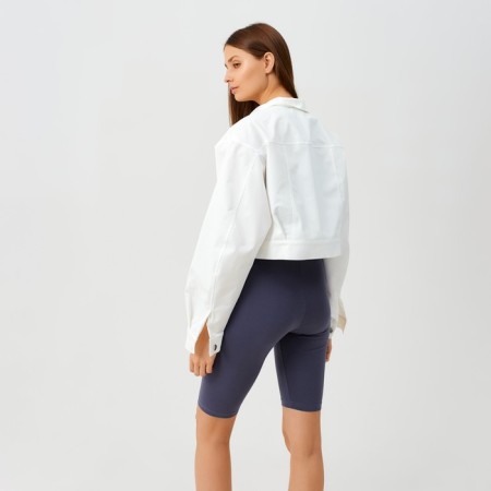 Women's jacket Minaku: Casual Collection Color White, Rr. 44-1
