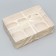 Capcake box, confectionery packaging, 6 cells “Gift with Love”, 23 x 16 x 7.5 cm
