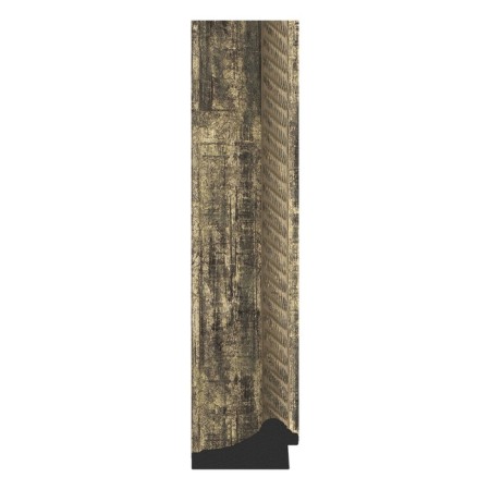 Mirror in the baguette frame, an old tree with weaving 70 mm, 73x73 cm-2