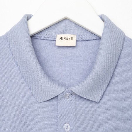 T-shirt (Polo) Male Minaku Regular Fit: Gray Color, Rr. 52-6