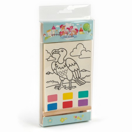 Water coloring "Animals", with a brush and an easel, species of mix-4