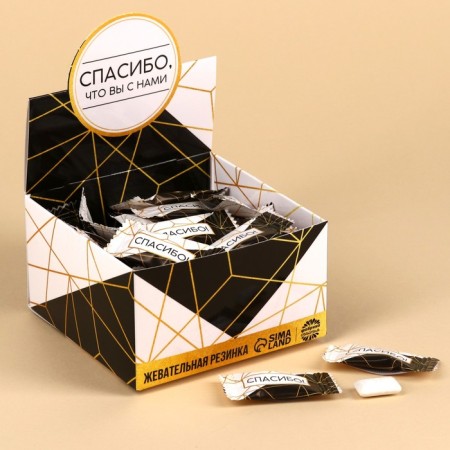 Chewing gum “Thank you for us”, 68 g (50 pcs of 1.36 g).-2
