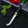 Venus shaft knife, stainless steel, black color