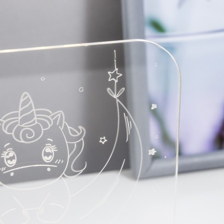 Nightnight "Unicorn" LED 3W USB AKB White 12x14.5 cm Risalux-5
