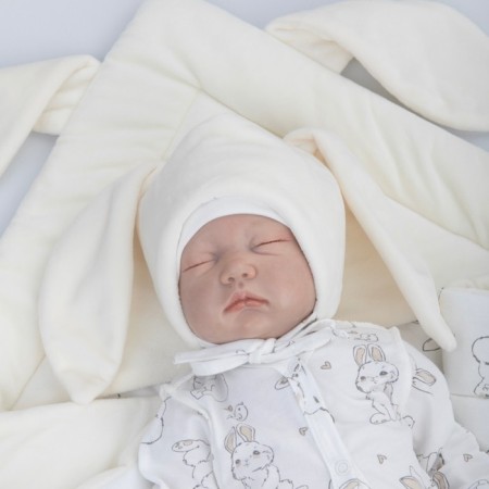 Set for discharge Winter Kinderlitto "Rabbit", 6 items, height 56-62 cm, color milk-1