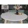 Dining table "Morgan", 900 × 900 × 756 mm, white color / oak oak