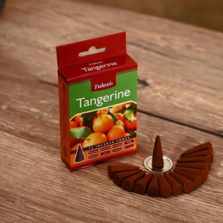 Incense "tulasi" 15 aromacons mandarin